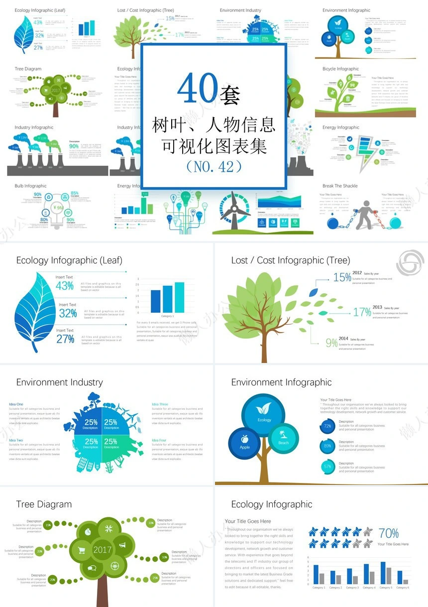 可视化通用PPT图表(9)