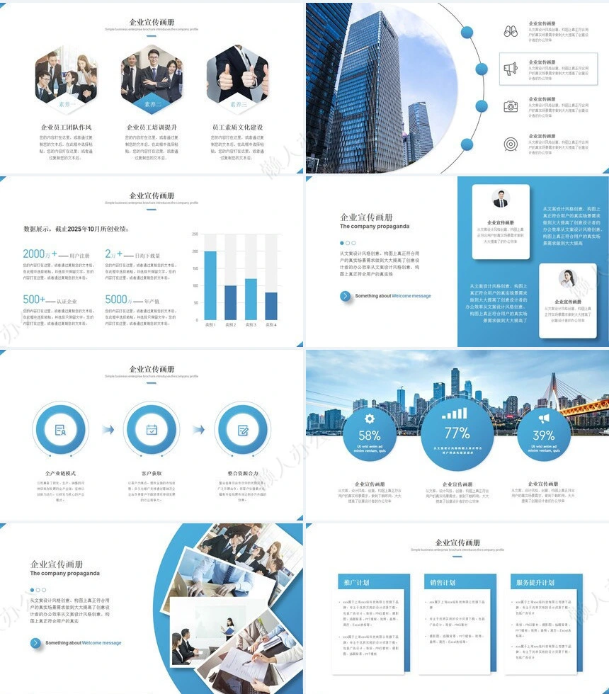 企业宣传画册PPT(21)