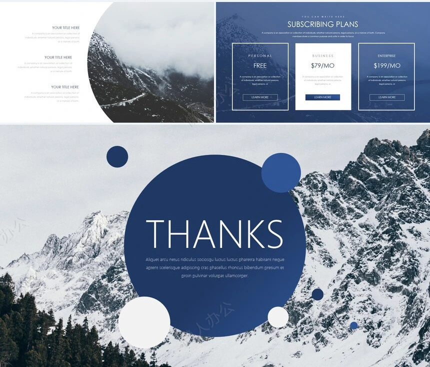 时尚欧美风公司介绍商业计划书通用PPT模板