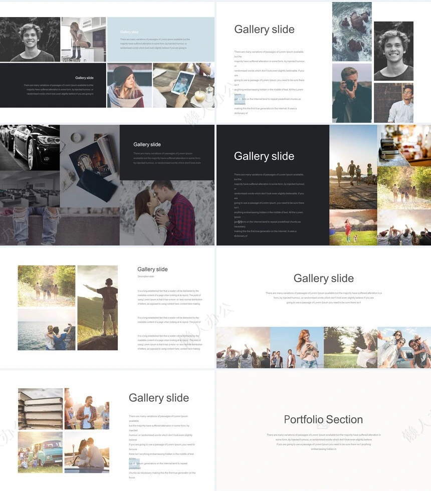 时尚欧美高端品牌宣传PPT模板公司介绍通用PPT模版