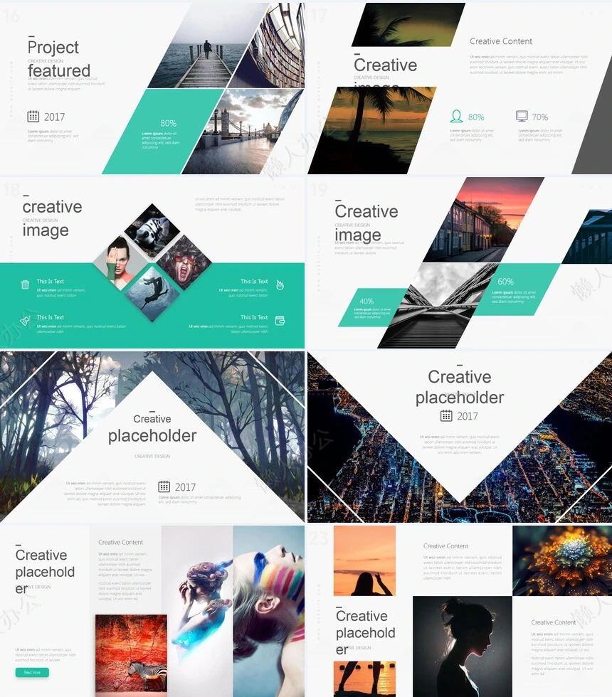时尚简约广告策划摄影设计品牌宣传PPT模板