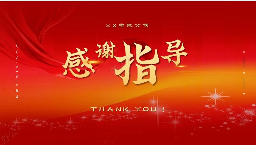 热烈欢迎领导通用PPT模版(16)