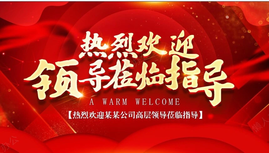 热烈欢迎领导通用PPT模版(27)