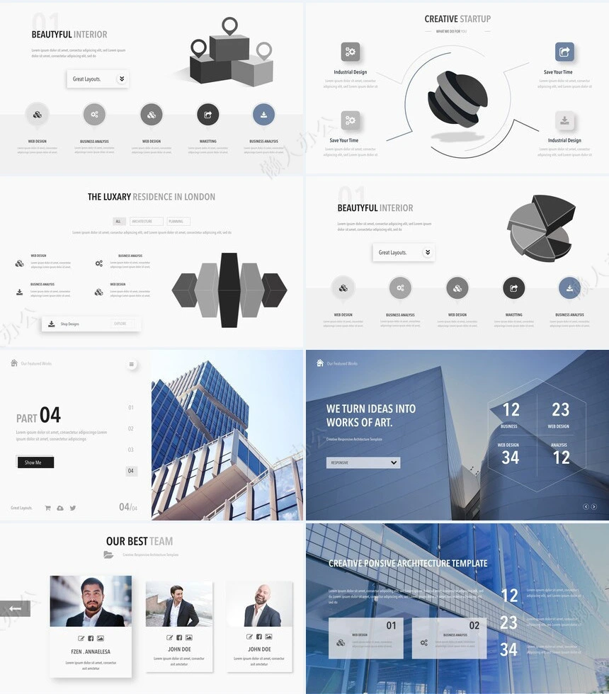 时尚高端公司简介产品介绍商业计划书PPT模板