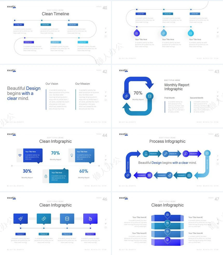 时尚高端商务欧美风商业计划书通用