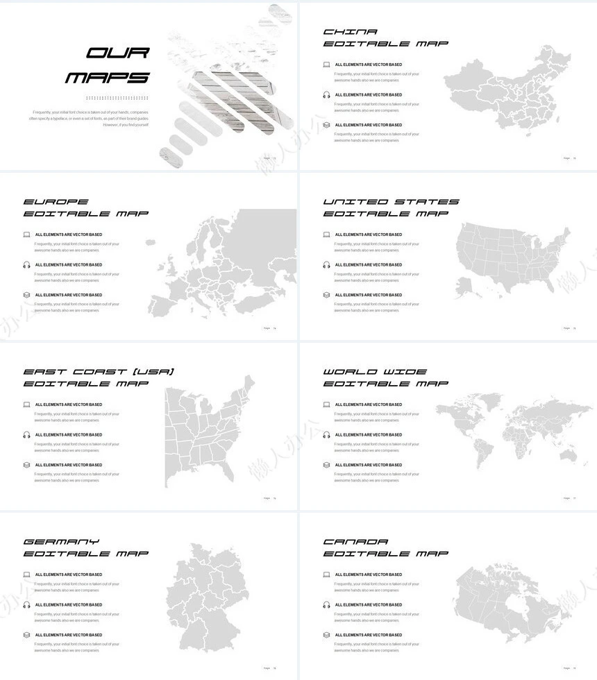 时尚高端欧美轻奢品牌商业计划书项目简介PPT模板