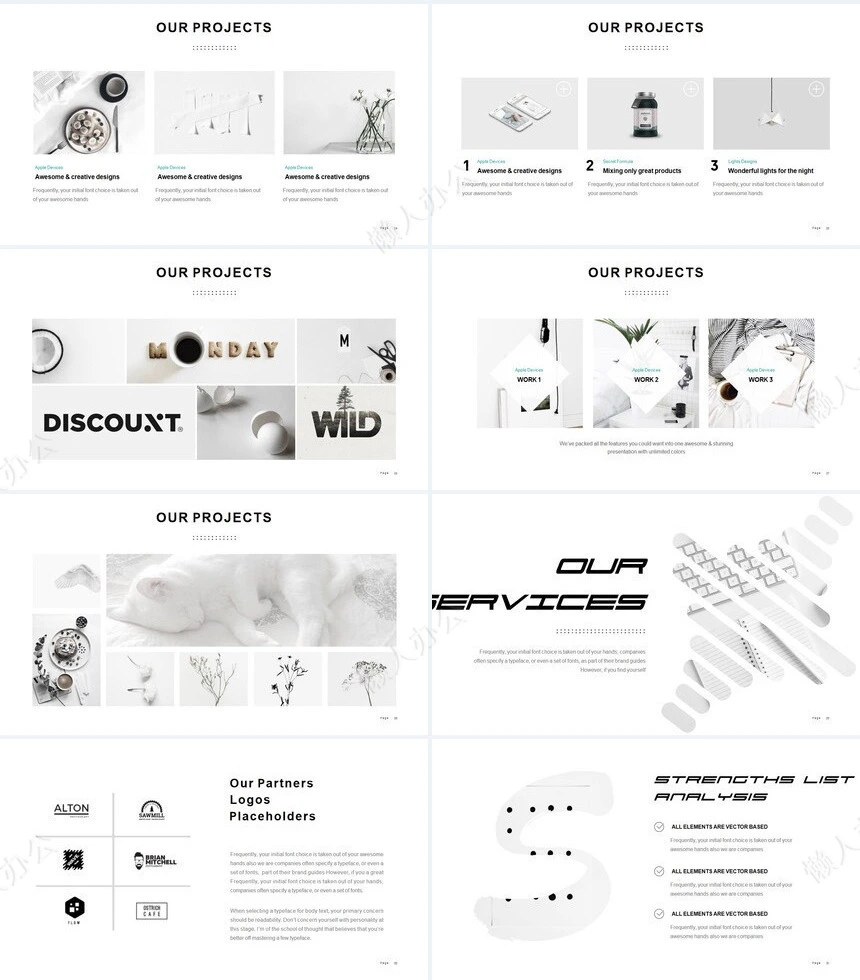 时尚高端欧美轻奢品牌商业计划书项目简介PPT模板