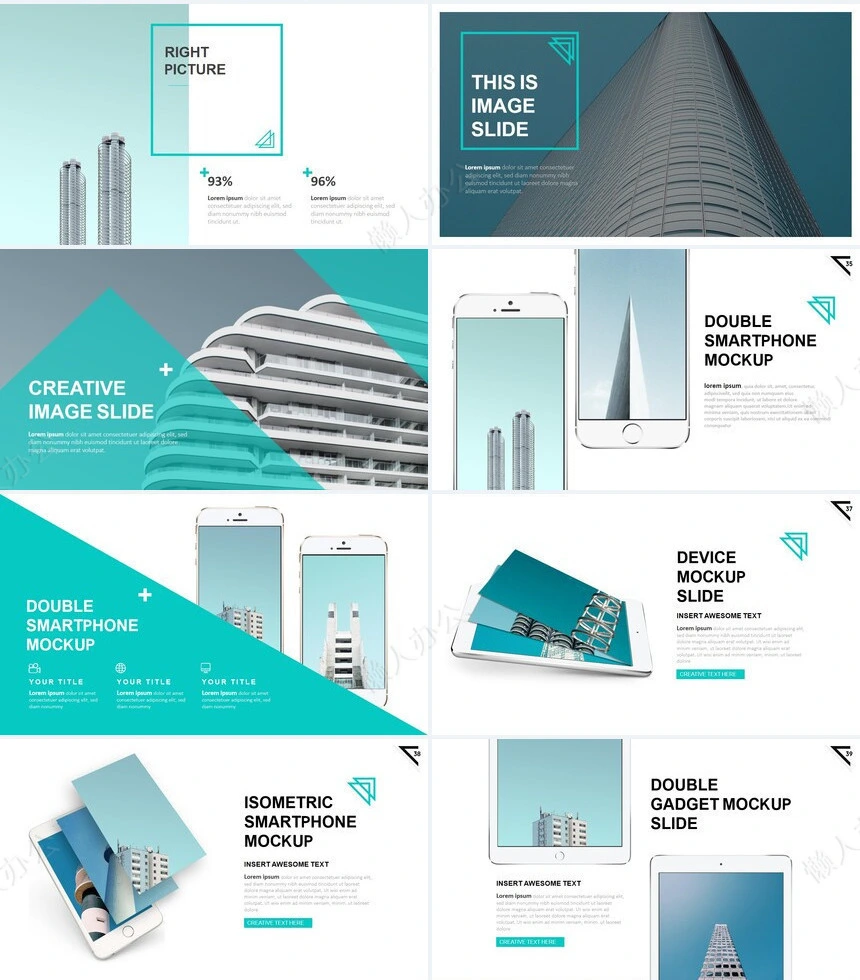 欧美商务风公司简介商务报告项目展示PPT模板