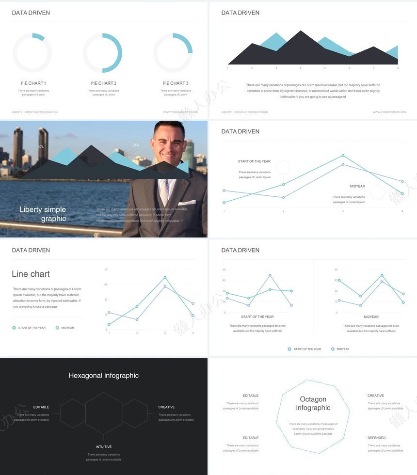 欧美商务风商业计划书项目简介PPT模板