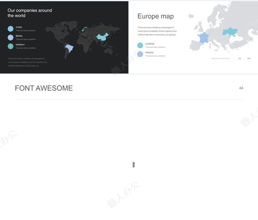 欧美商务风商业计划书项目简介PPT模板