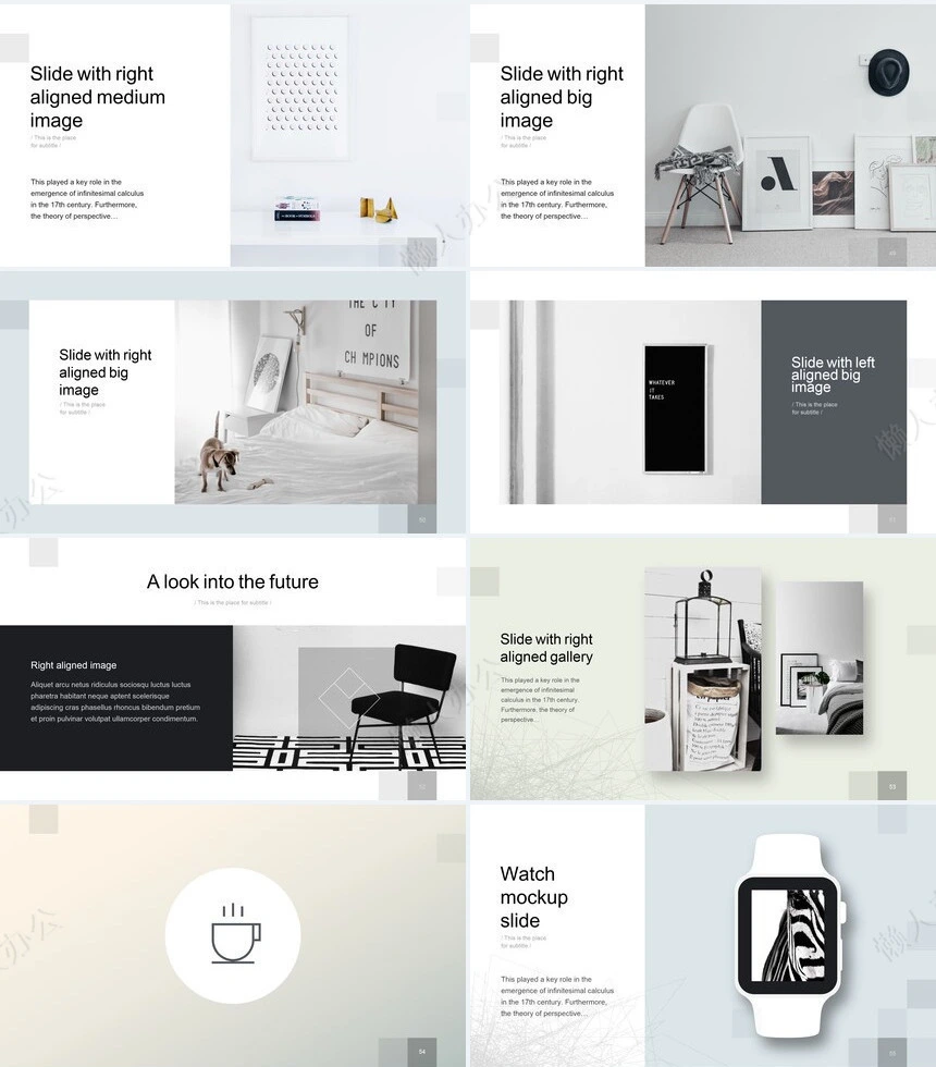 欧美商务风通用PPT模板