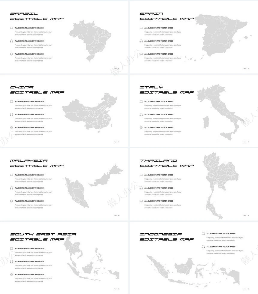 欧美时尚图型表格数据广告策划摄影设计品牌宣传PPT模板