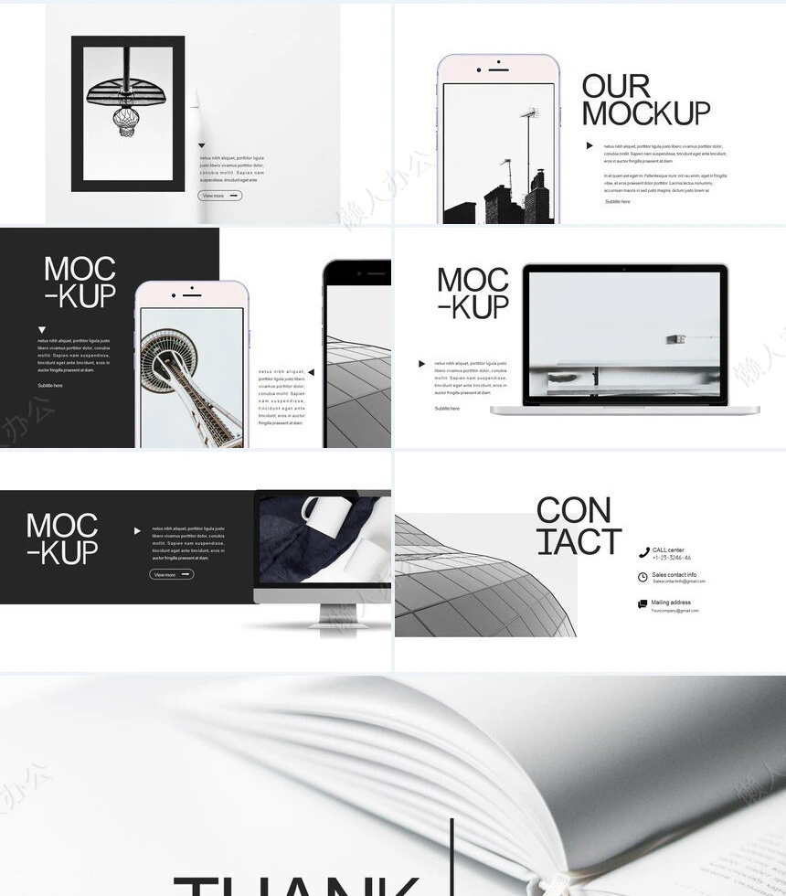 欧美风商业计划书通用PPT模板