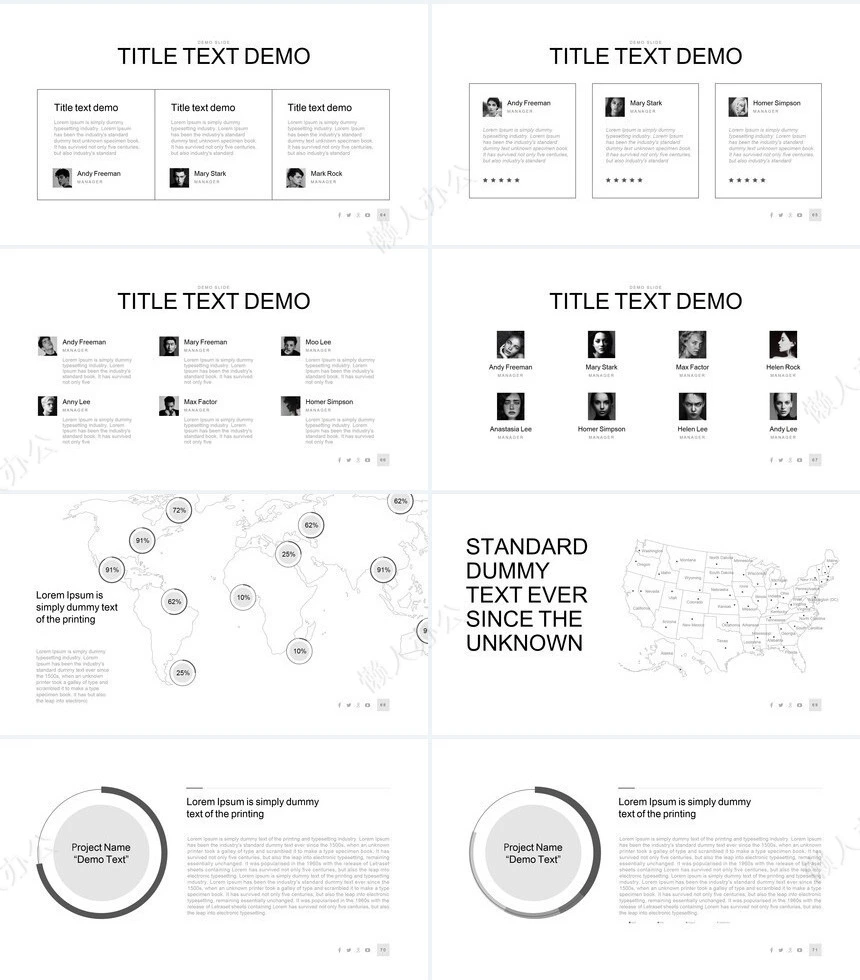 灰色杂志风建筑装修设计广告策划商业计划书通用PPT模板