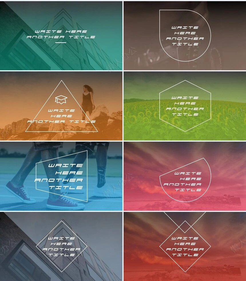 简约杂志风通用PPT模板