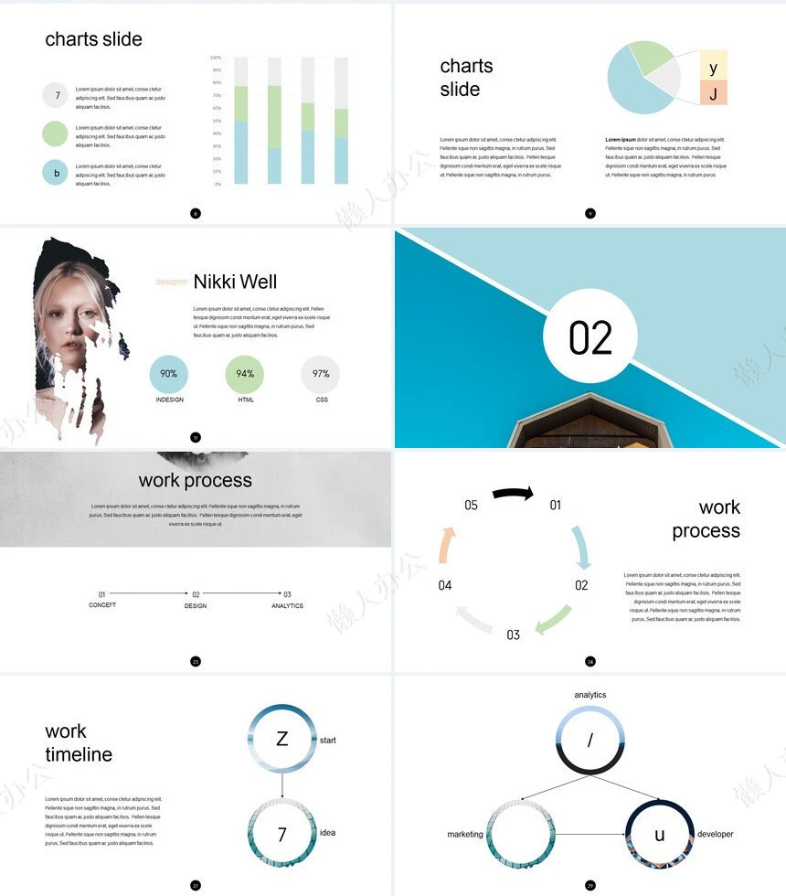 绿暖色系列科技电子产品发布项目计划书PPT模板