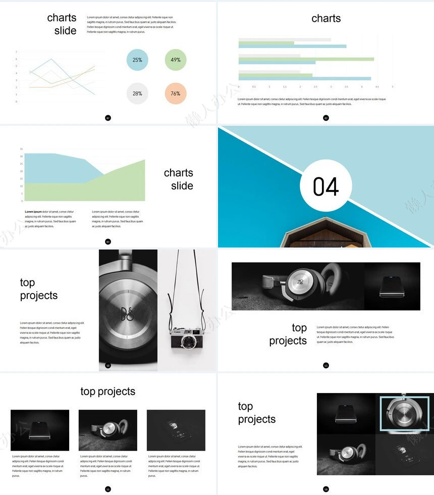 绿暖色系列科技电子产品发布项目计划书PPT模板