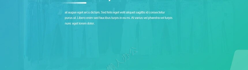 蓝色服装设计品牌宣传广告策划PPT模板