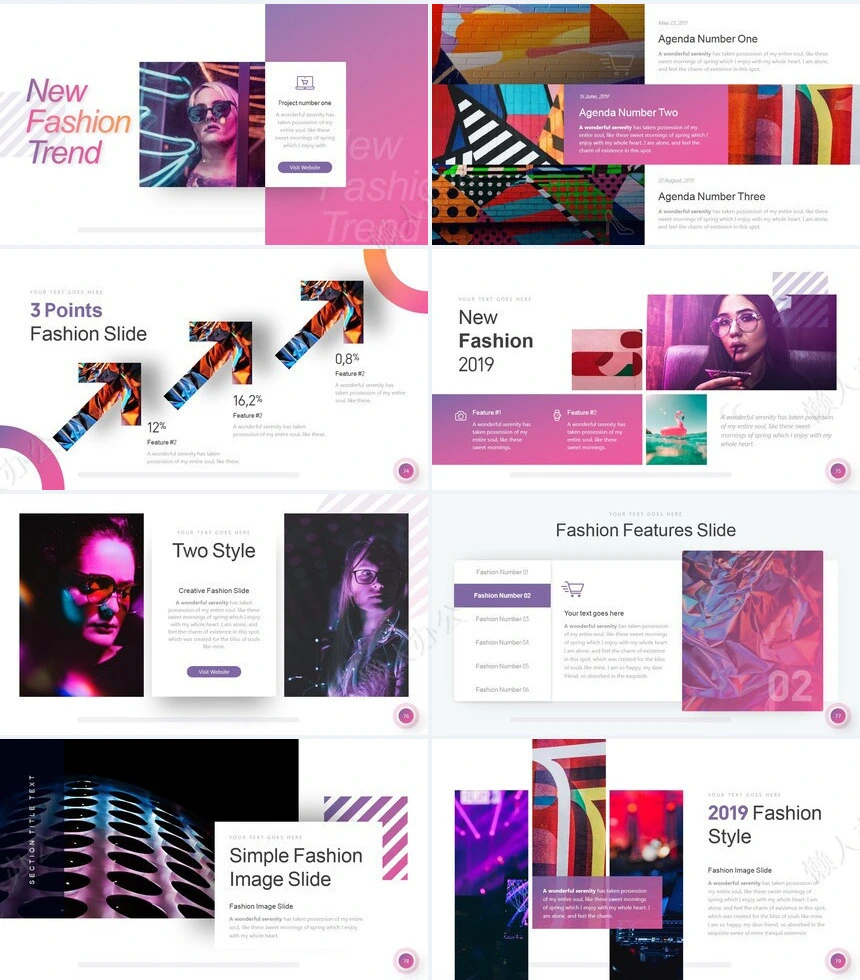 都士丽人奢侈品高端品牌商业计划书PPT模板