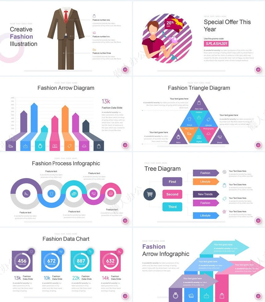 都士丽人奢侈品高端品牌商业计划书PPT模板