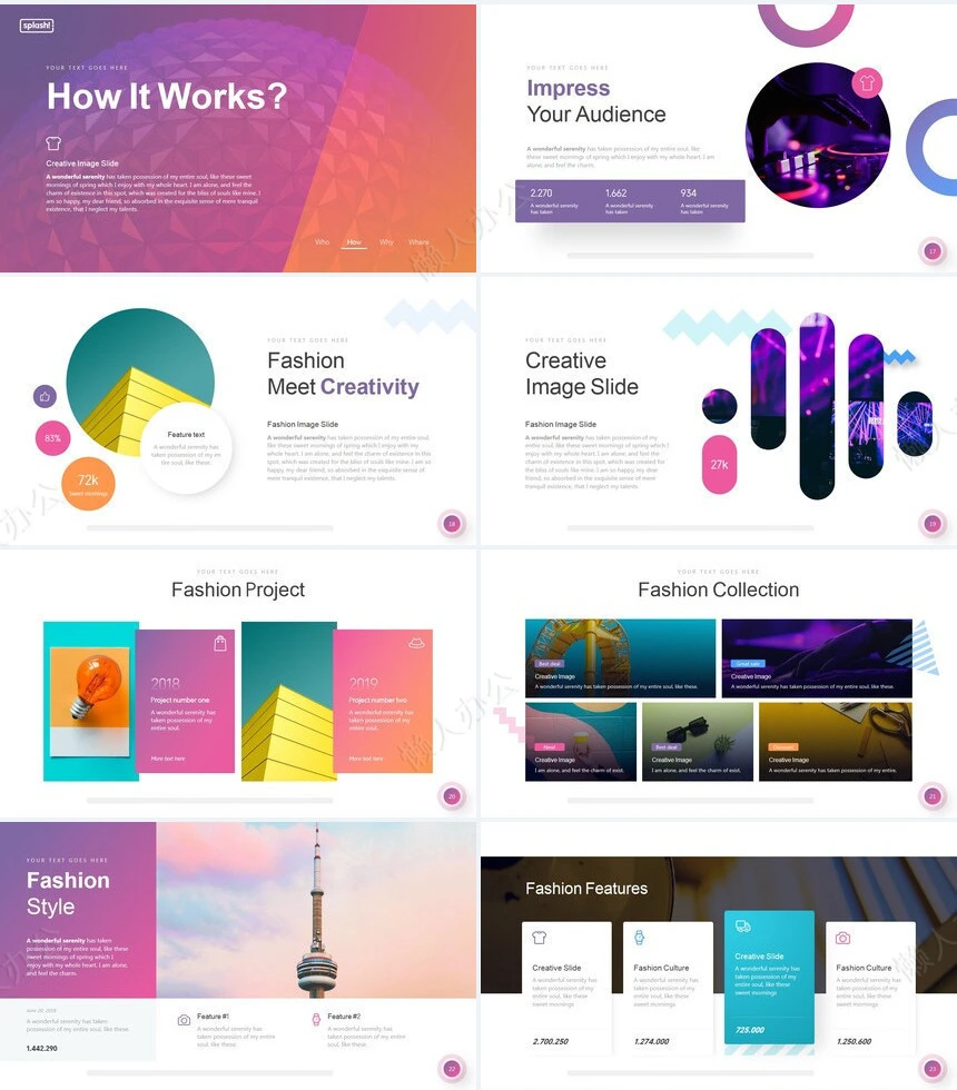 都士丽人奢侈品高端品牌商业计划书PPT模板