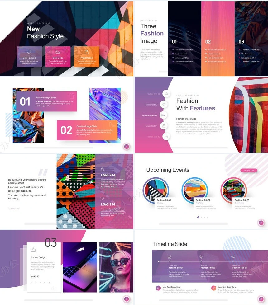 都士丽人奢侈品高端品牌商业计划书PPT模板