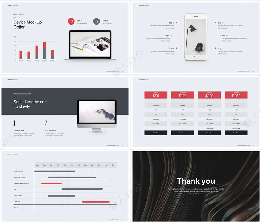 酷黑高级玫红欧美风通用PPT模板