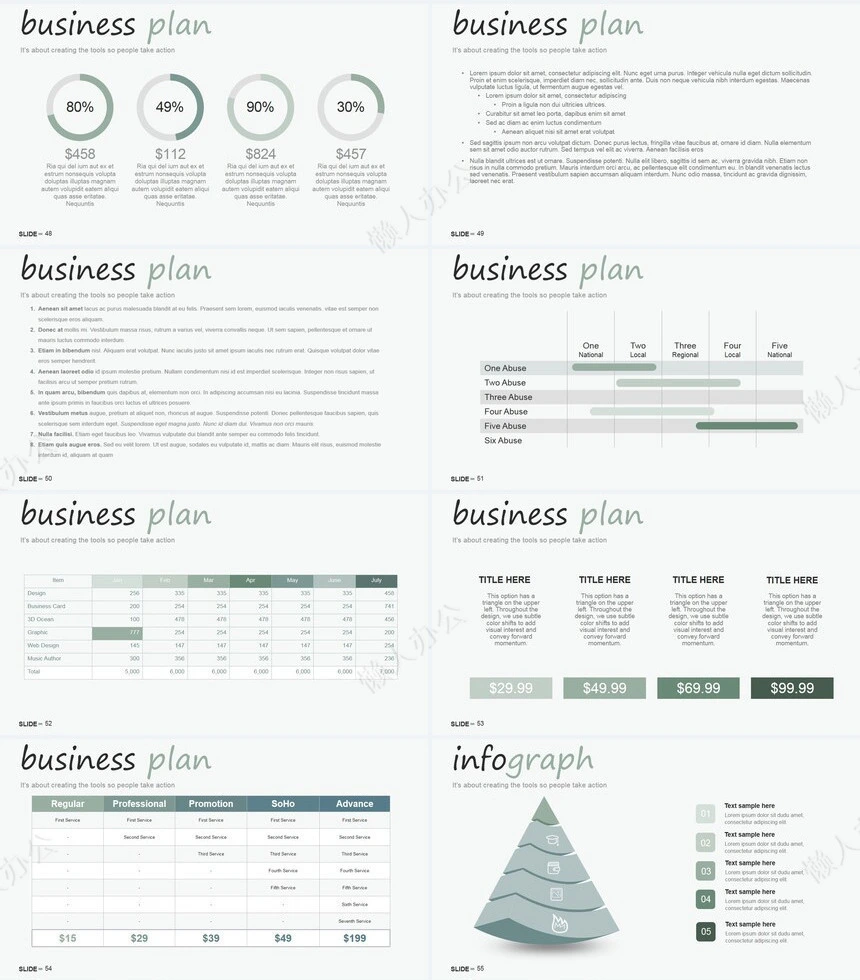 高楼大厦背景数据表格通用PPT模板