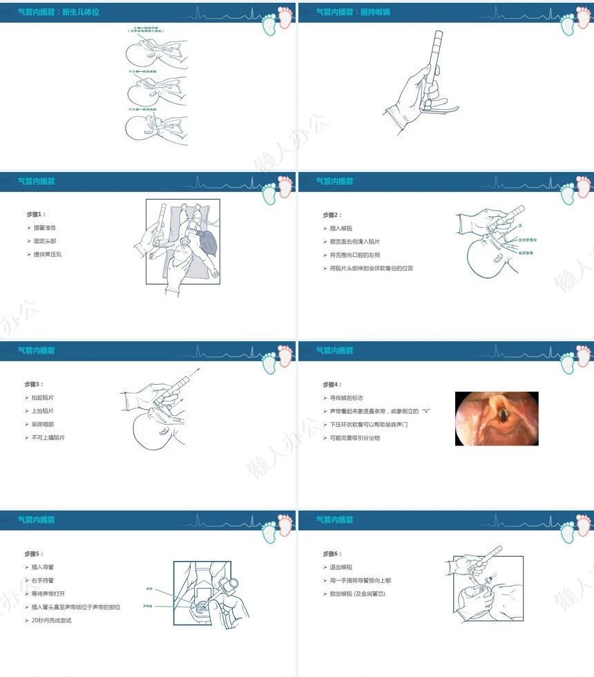 蓝色医疗新生儿复苏CPR护理PPT