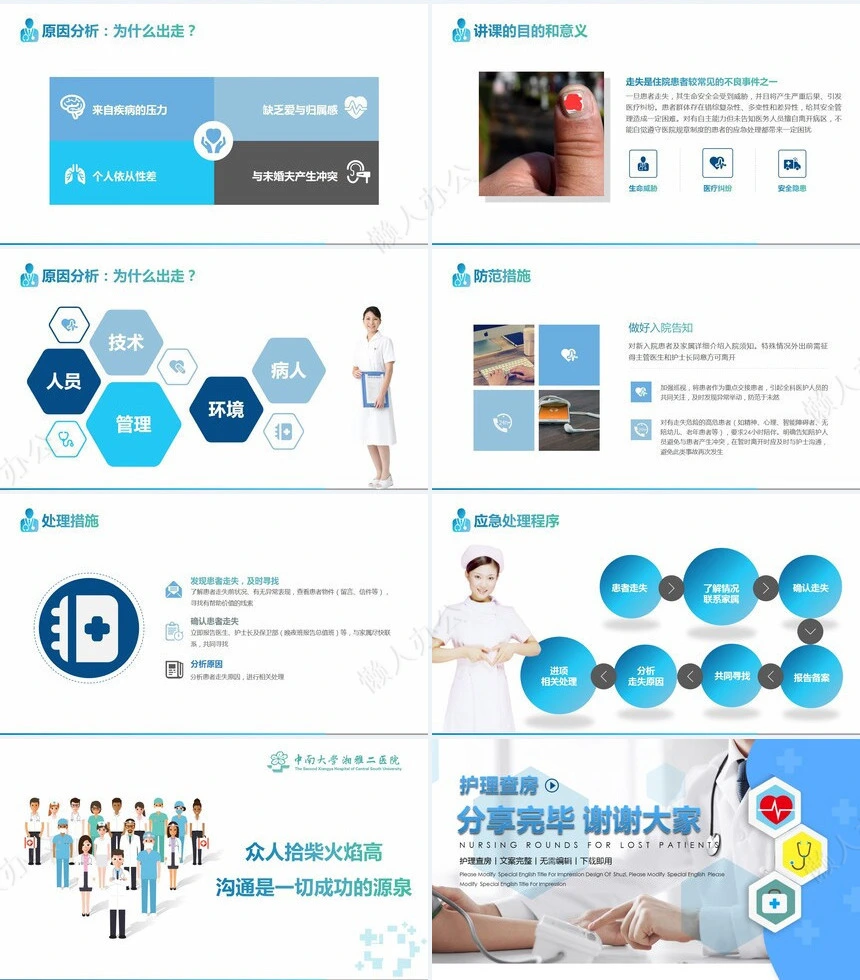 走失患者的护理查房一文案完整