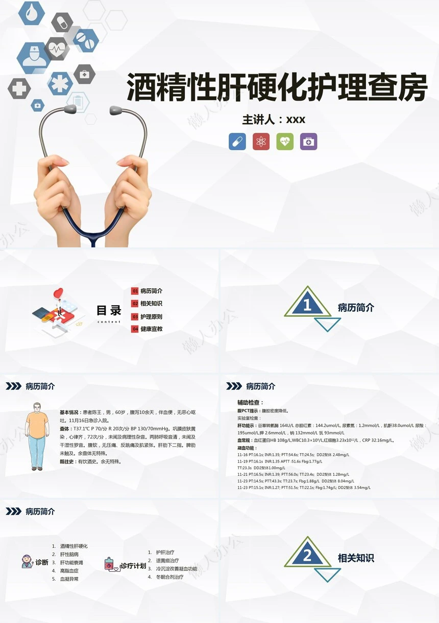 酒精性肝硬化护理教学查房