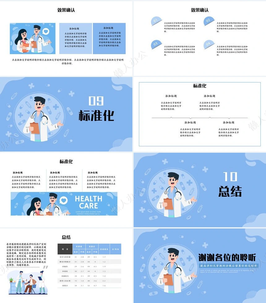 品管圈医疗QCPPT模板