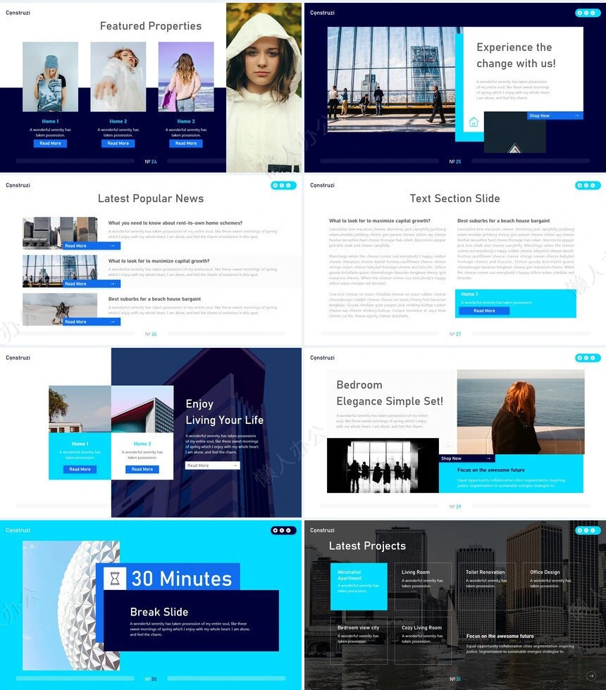 高端大气简约欧美风商业计划书公司宣传通用PPT模板