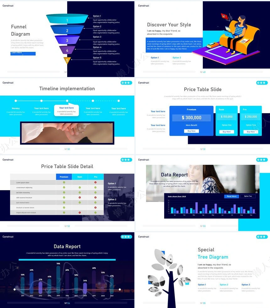 高端大气简约欧美风商业计划书公司宣传通用PPT模板