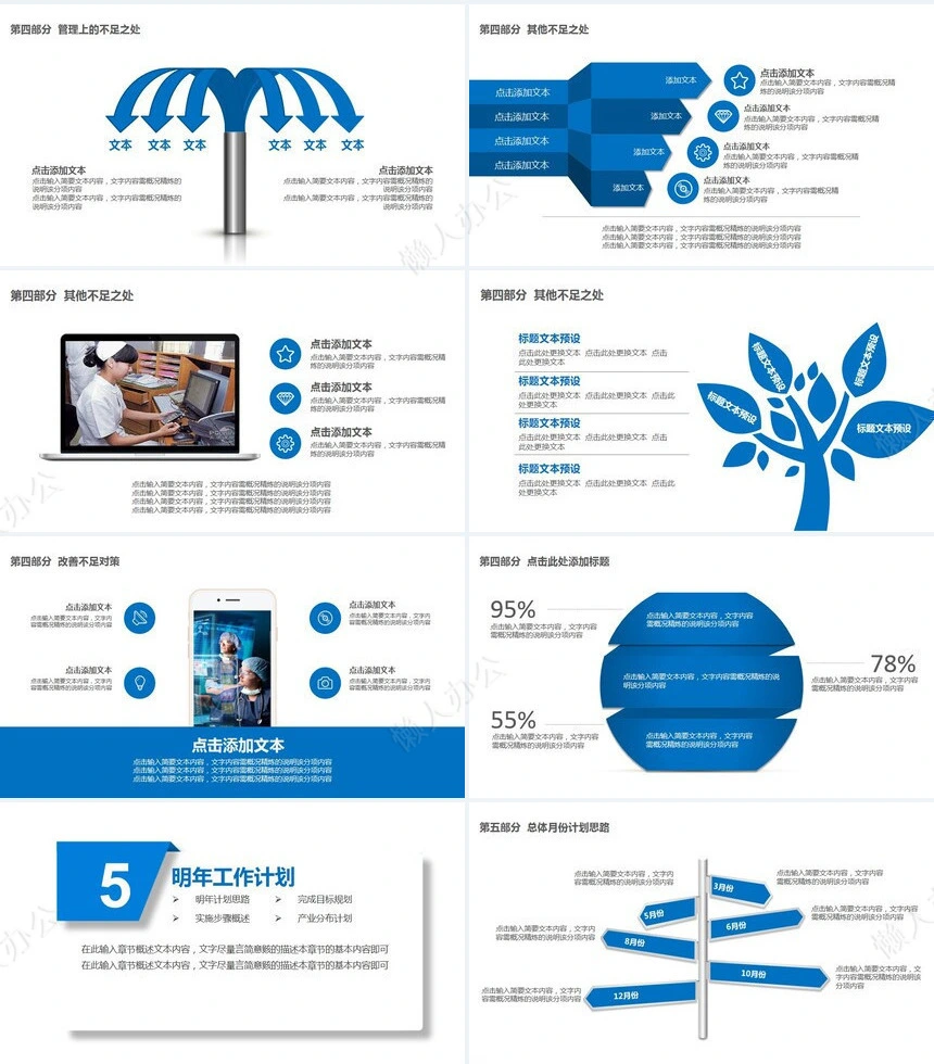 医疗医学工作总结汇报通用PPT模板(142)