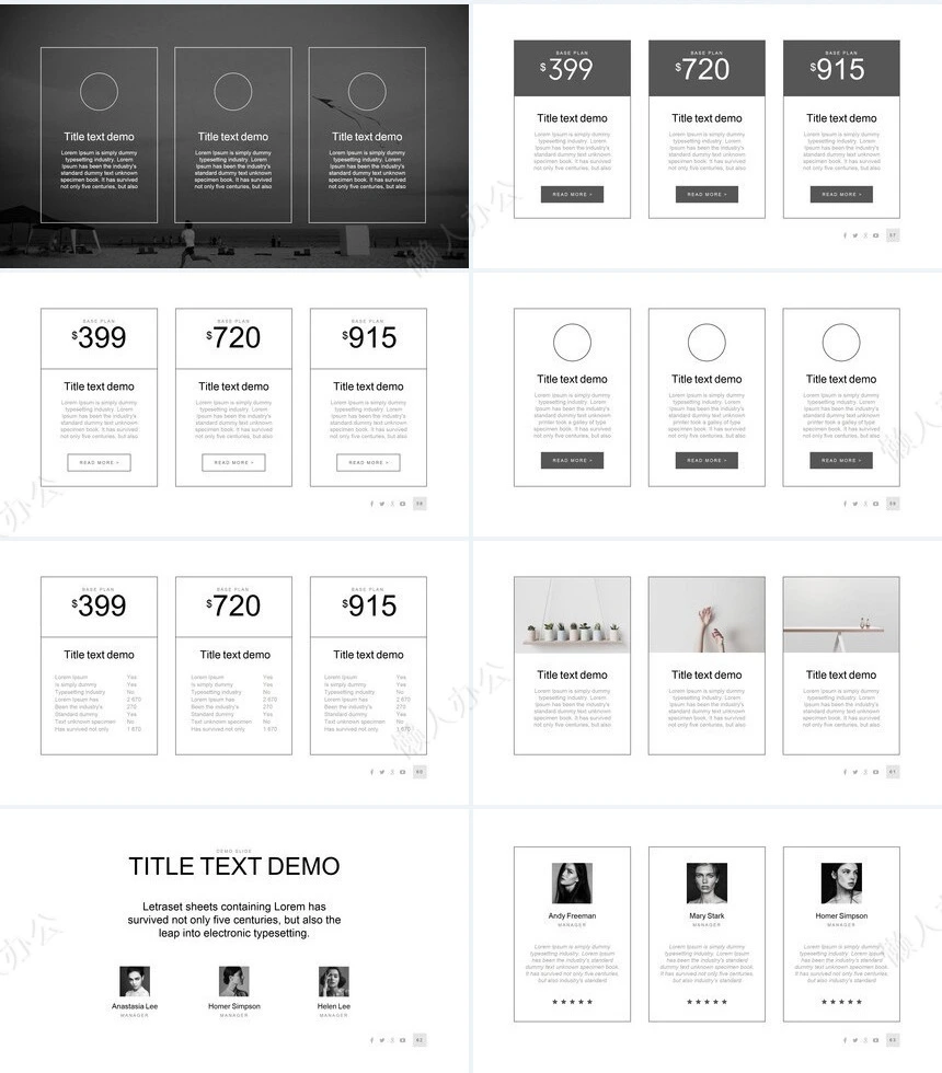 黑灰高级感冷清风商业计划书企业宣传通用PPT模板