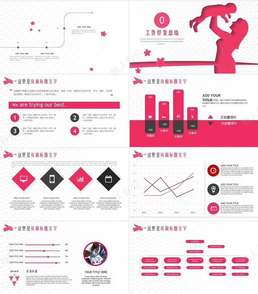 医疗医学工作总结汇报通用PPT模板(225)