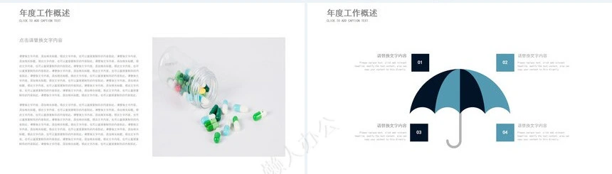 医疗医学工作总结汇报通用PPT模板(68)