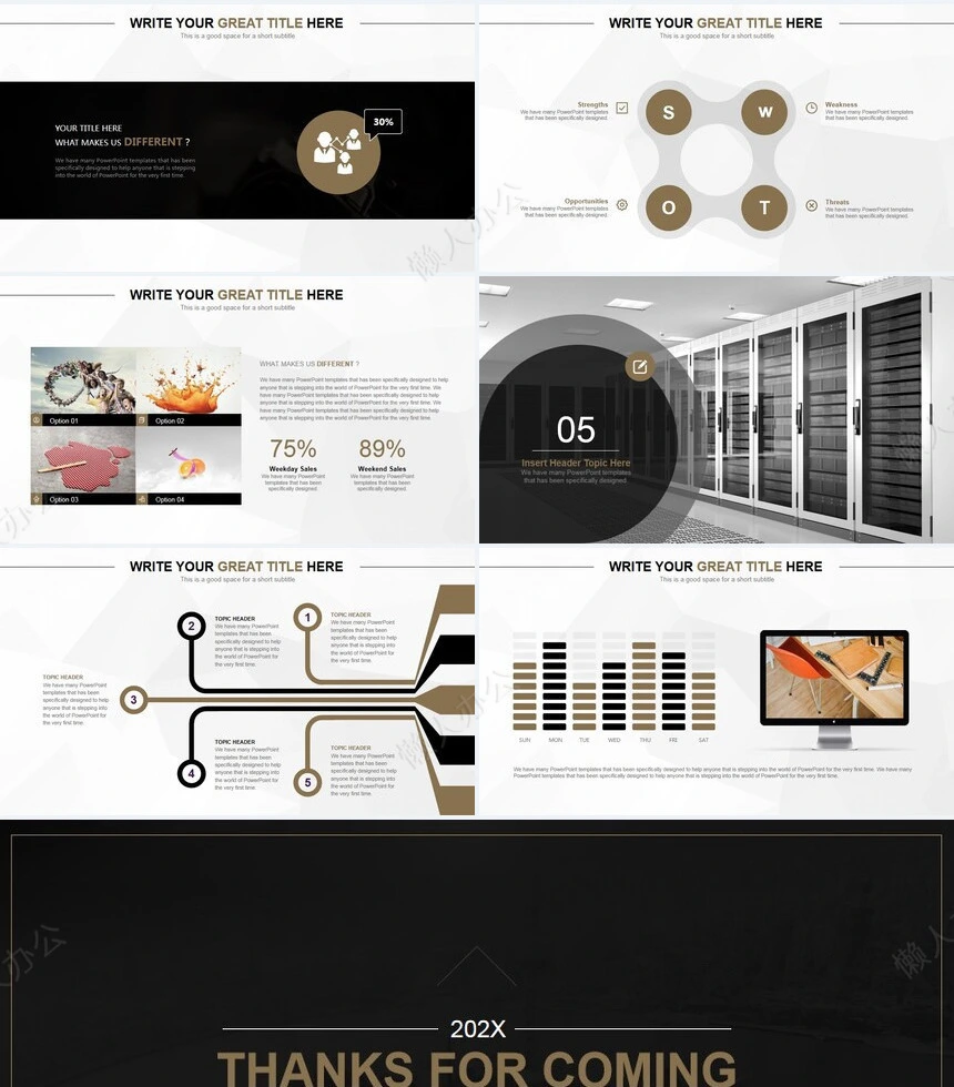 欧美商务企业推介PPT模板企业推介项目展示计划总结商业融资