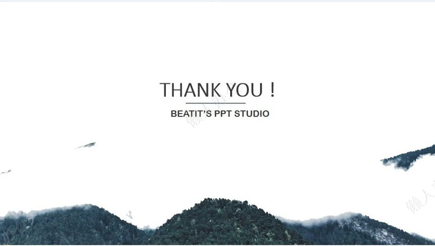 简约大气素雅商务PPT模板