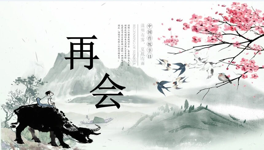 二十四节气清明通用PPT模板(18)