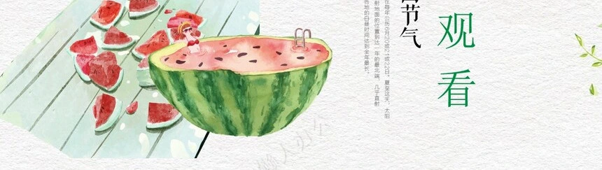 二十四节气夏至通用PPT模板(19)