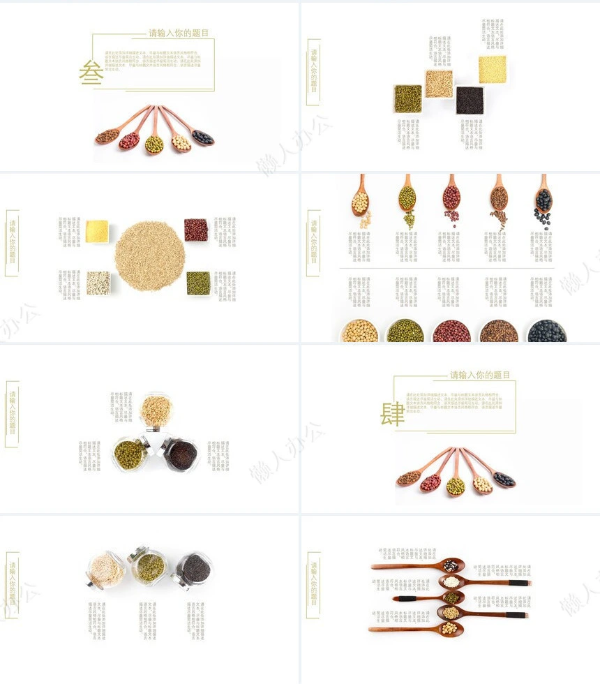 食品加工饮食类商业项目计划书PPT模板