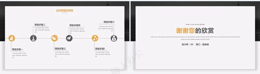 欧美风活动策划执行方案汇报PPT模板