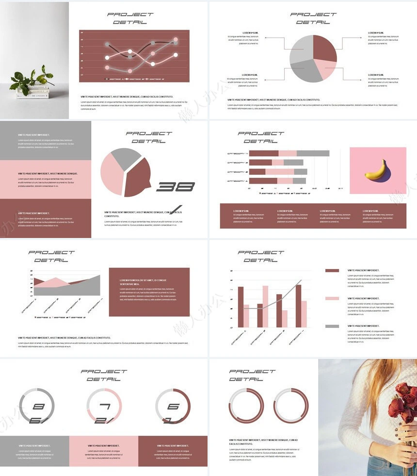 欧美杂志风品牌宣传产品发布会PPT模板
