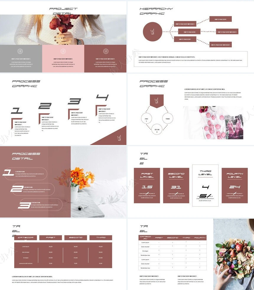 欧美杂志风品牌宣传产品发布会PPT模板