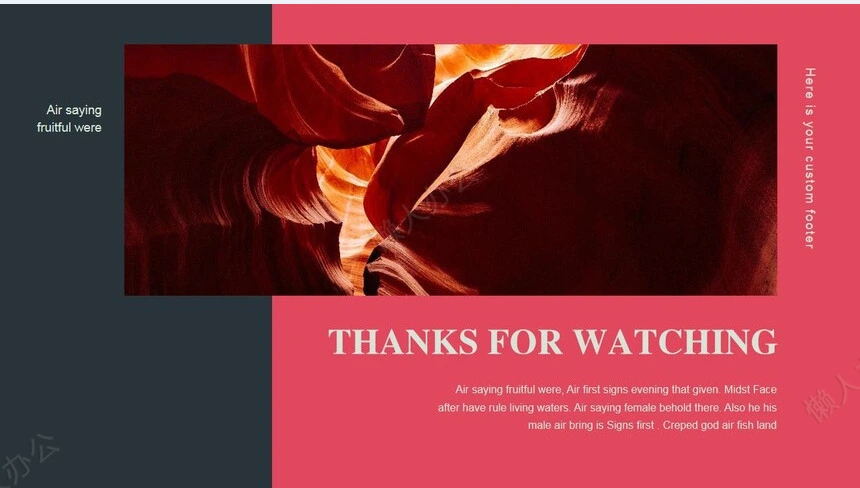 粉色杂志风通用PPT模板