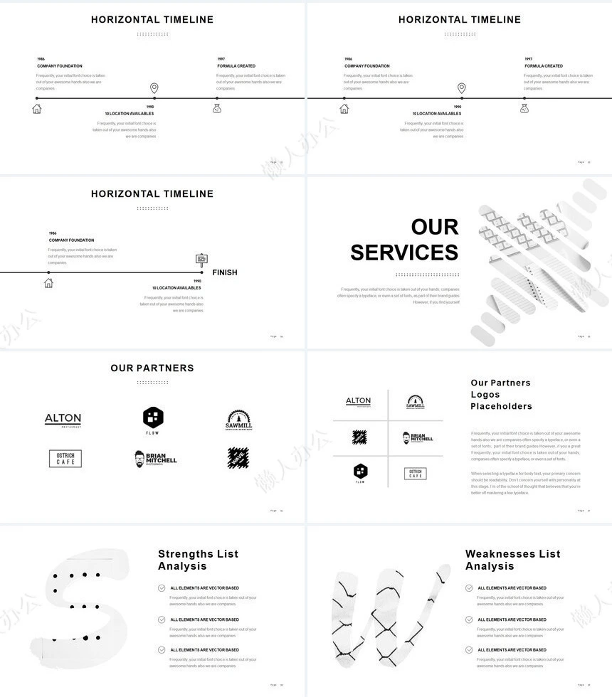 2023北欧INS风格商业计划书产品发布PPT模板