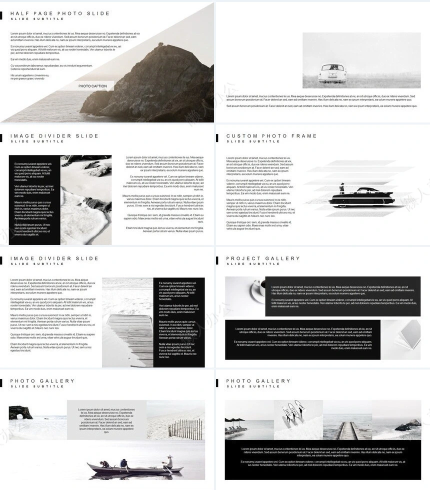 北欧风表格数据广告策划商业计划书PPT模板