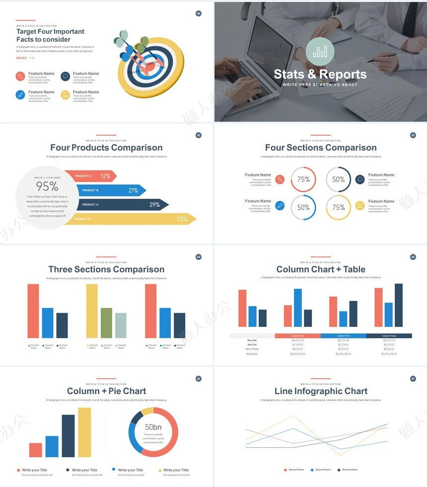 商务北欧风公司简介项目策划商业计划书PPT模板